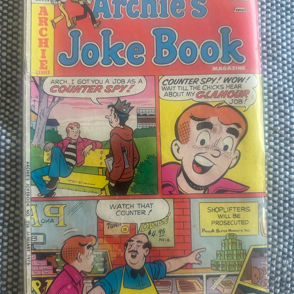 Rare 1976 Archie's Joke Book Comic n0.216